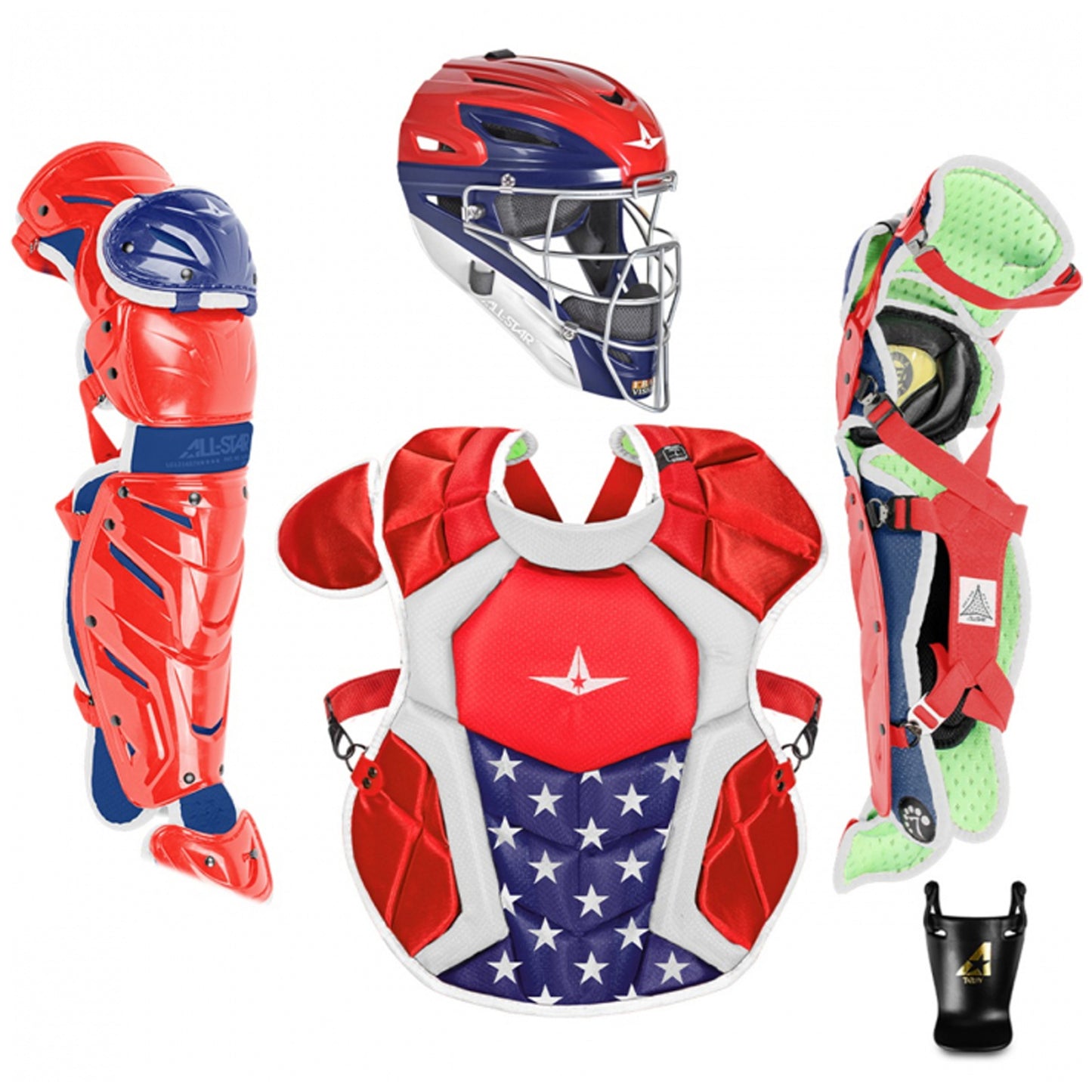 All-Star Sports S7 AXIS™ USA Catchers Gear Set, AGES 12-16, 15.5" - MEETS NOCSAE