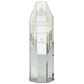 7 1/2" Clear Octagon Slant-Top Crystal Tower