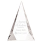 7" x 10" Crystal Facet Triangle
