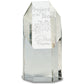 6 1/4" Clear Crystal Octagon Tower