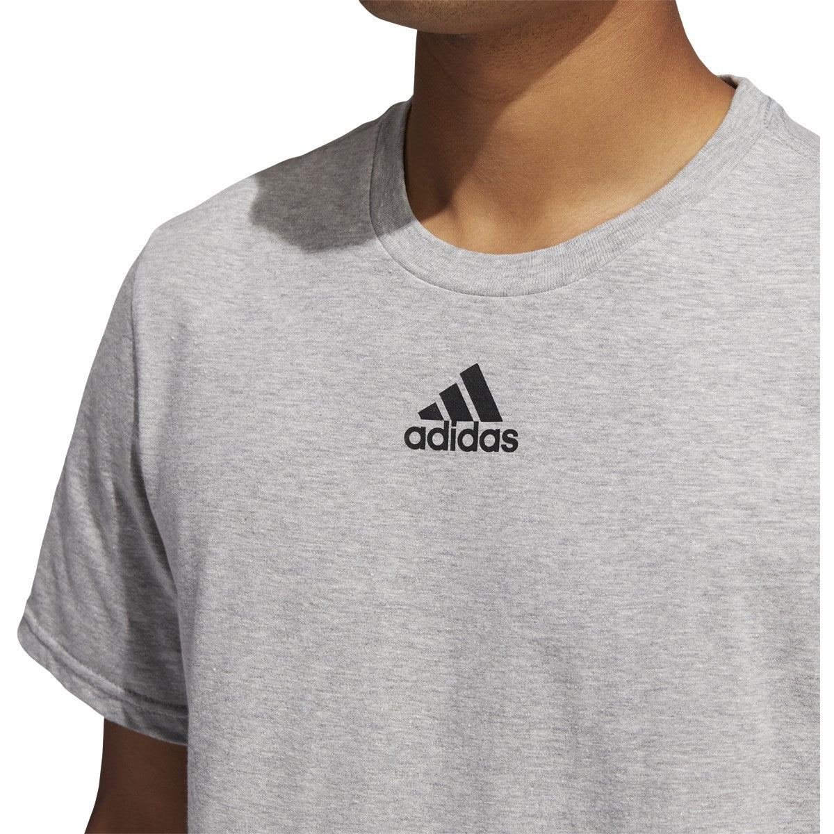 Adidas Amplifier Short Sleeve Tee - Medium Grey Heather – Red\'s Team Sports