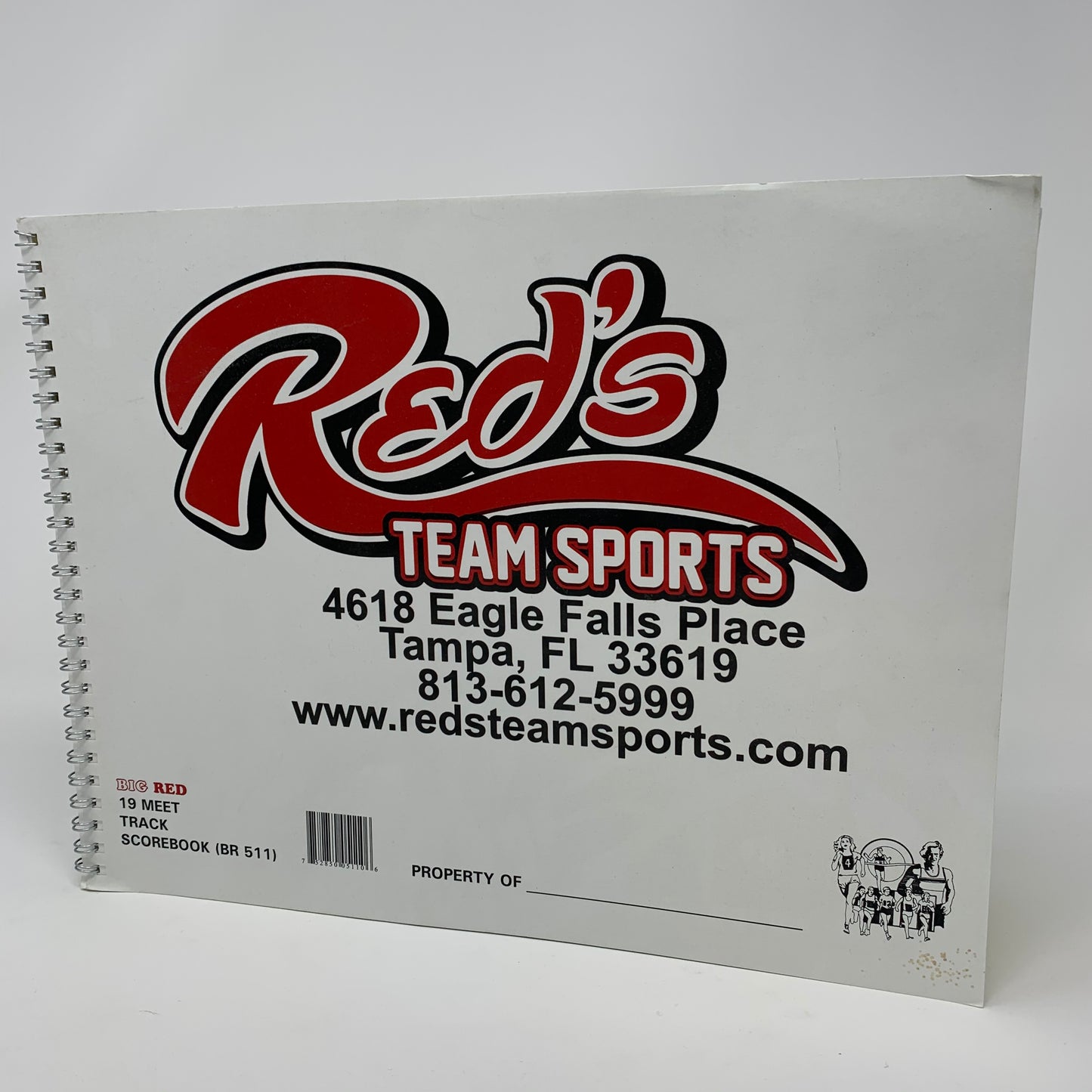 Big Red 19 Meet Track Scorebook