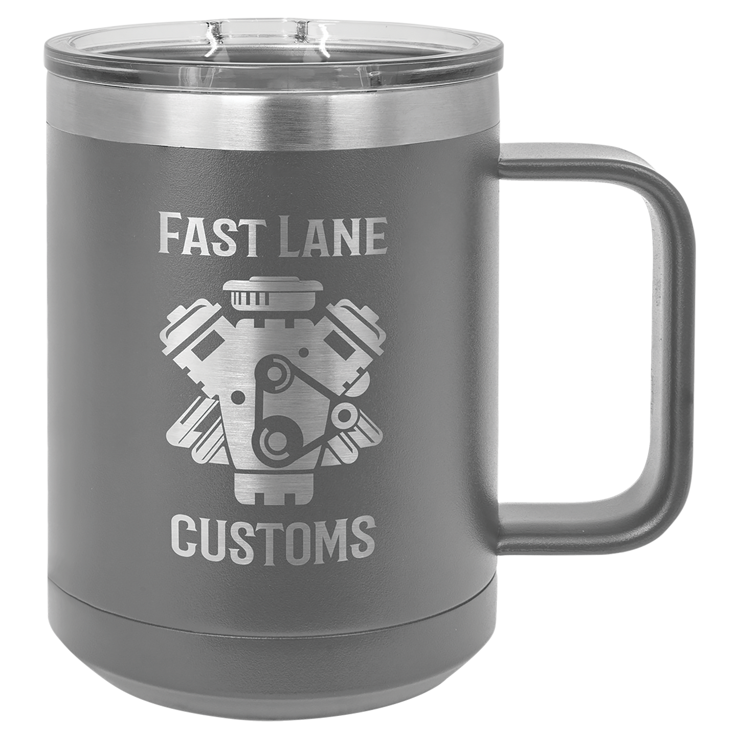 Custom Logo'd - Polar Camel 15 oz. Vacuum Insulated Mug with Slider Lid