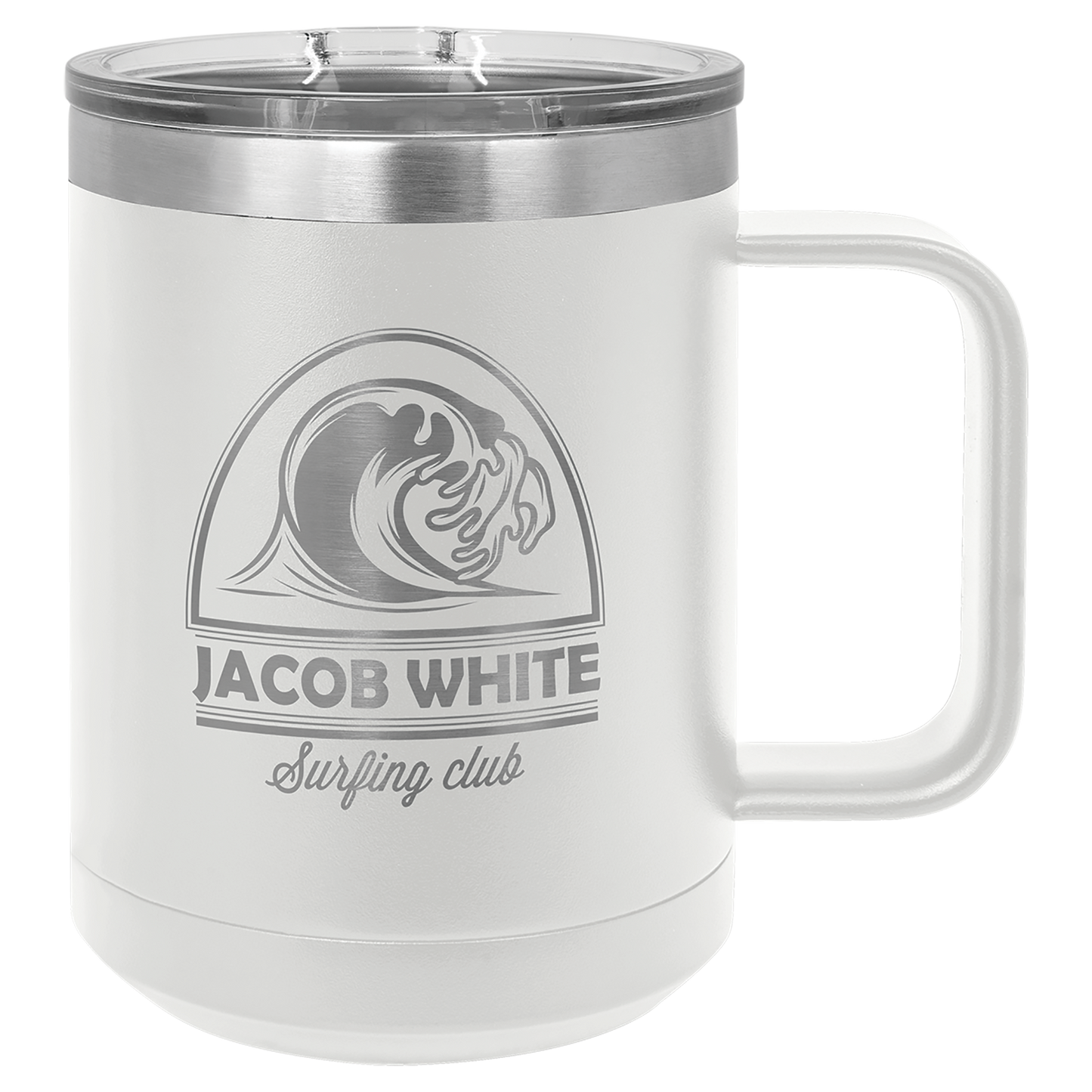 Custom Logo'd - Polar Camel 15 oz. Vacuum Insulated Mug with Slider Lid