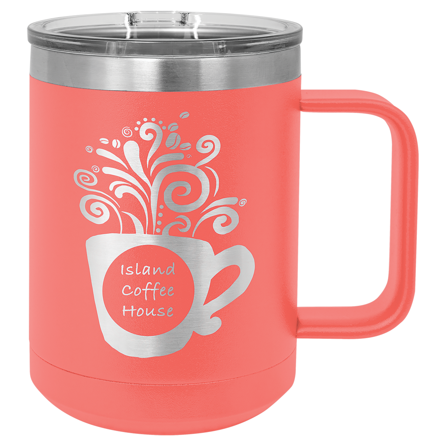 Custom Logo'd - Polar Camel 15 oz. Vacuum Insulated Mug with Slider Lid