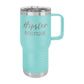 Polar Camel 20 oz. Vacuum Insulated Travel Mug with Slider Lid Teal