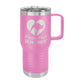 Polar Camel 20 oz. Vacuum Insulated Travel Mug with Slider Lid Light Purple