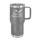 Polar Camel 20 oz. Vacuum Insulated Travel Mug with Slider Lid Dark Grey
