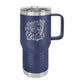 Polar Camel 20 oz. Vacuum Insulated Travel Mug with Slider Lid Navy Blue