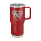 Polar Camel 20 oz. Vacuum Insulated Travel Mug with Slider Lid Maroon