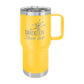 Polar Camel 20 oz. Vacuum Insulated Travel Mug with Slider Lid Yellow