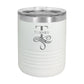 Custom Logo'd - 10 oz. Polar Camel Vacuum Insulated Tumbler w/Clear Lid White