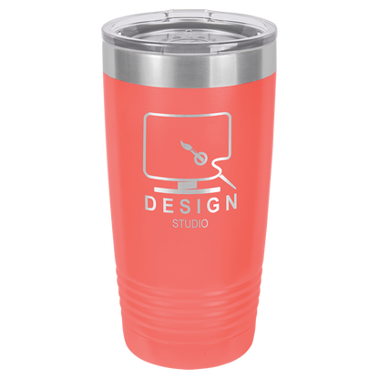 Custom Logo'd - 20 oz. Ringneck Vacuum Insulated Tumbler with Lid