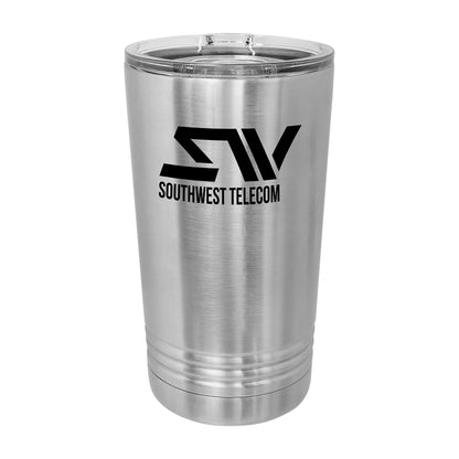 Custom Logo'd - 16 oz. Polar Camel Pint w/Silder Lid Stainless Steel
