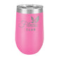Polar Camel 16 oz. Vacuum Insulated Stemless Wine Tumbler with Lid Pink