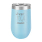 Polar Camel 16 oz. Vacuum Insulated Stemless Wine Tumbler with Lid Light BLue