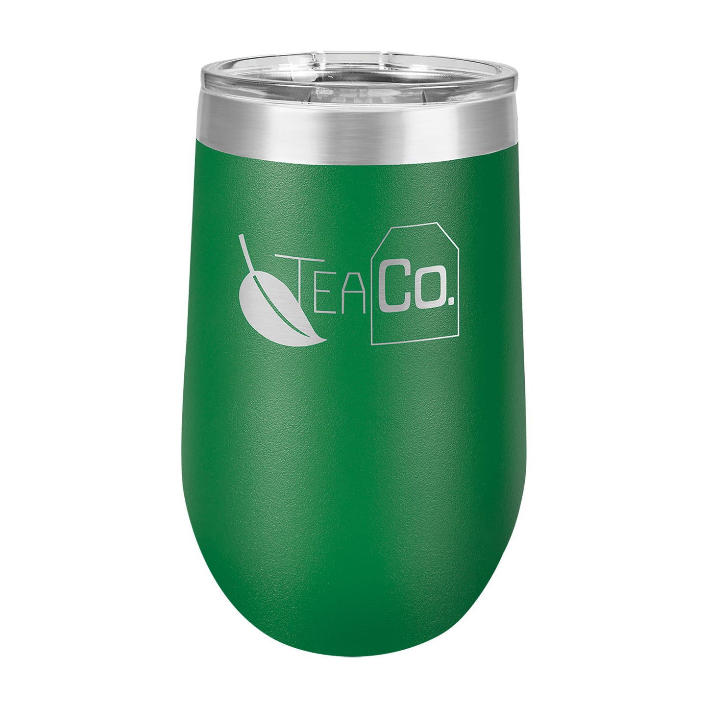 Polar Camel 16 oz. Vacuum Insulated Stemless Wine Tumbler with Lid Green
