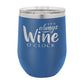Polar Camel 12 oz. Vacuum Insulated Stemless Wine Tumbler with Lid Royal Blue