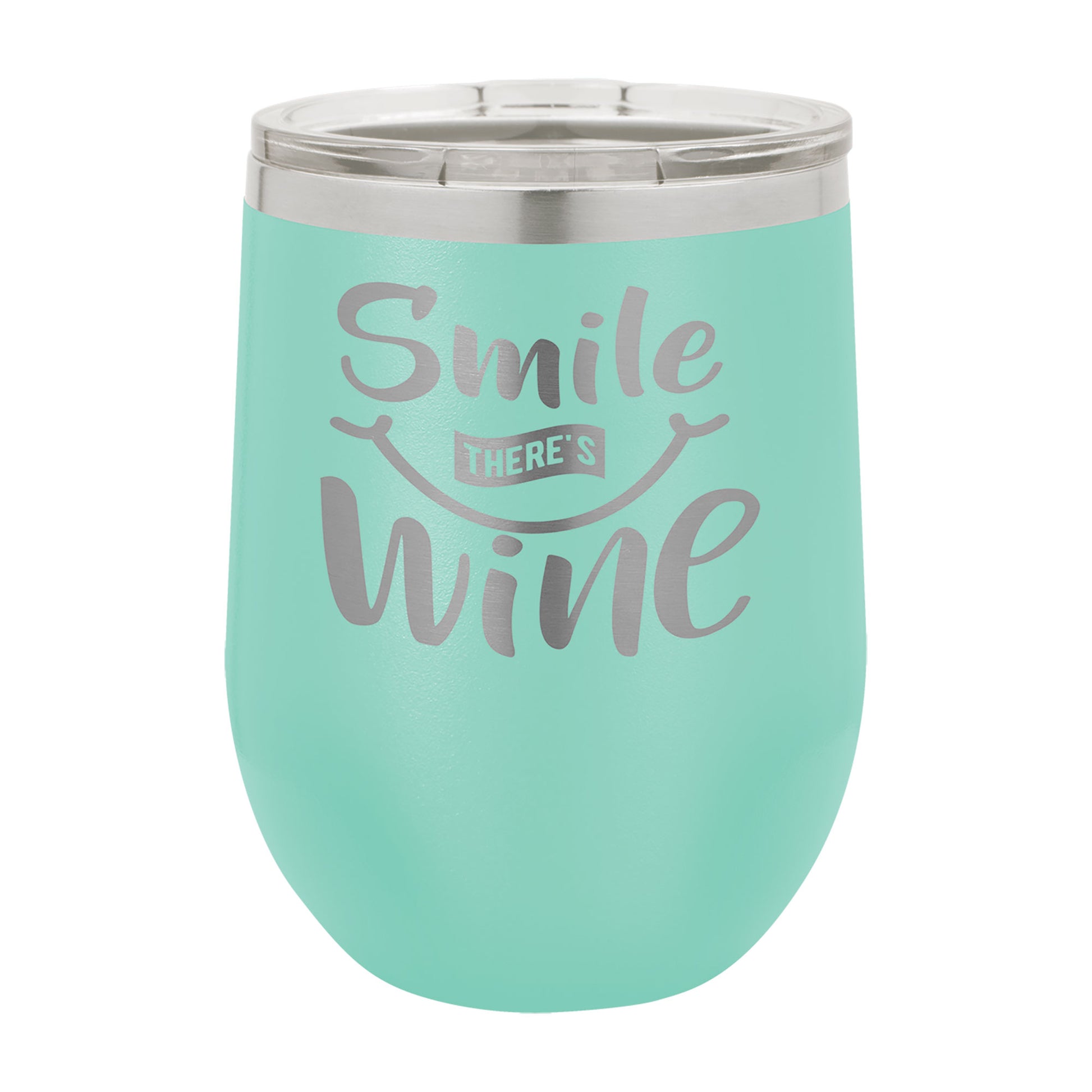 Polar Camel 12 oz. Vacuum Insulated Stemless Wine Tumbler with Lid Teal