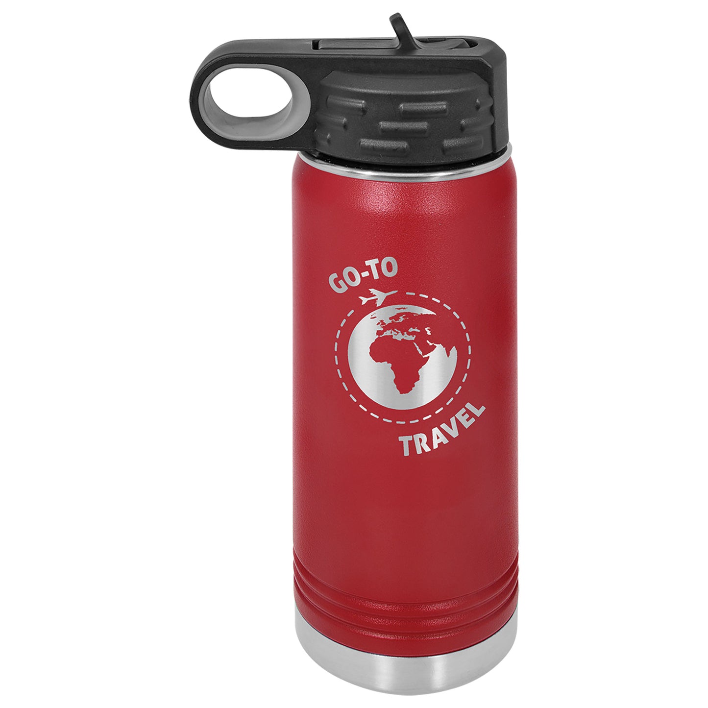 Custom Logo'd -  20 oz. Polar Camel Water Bottle