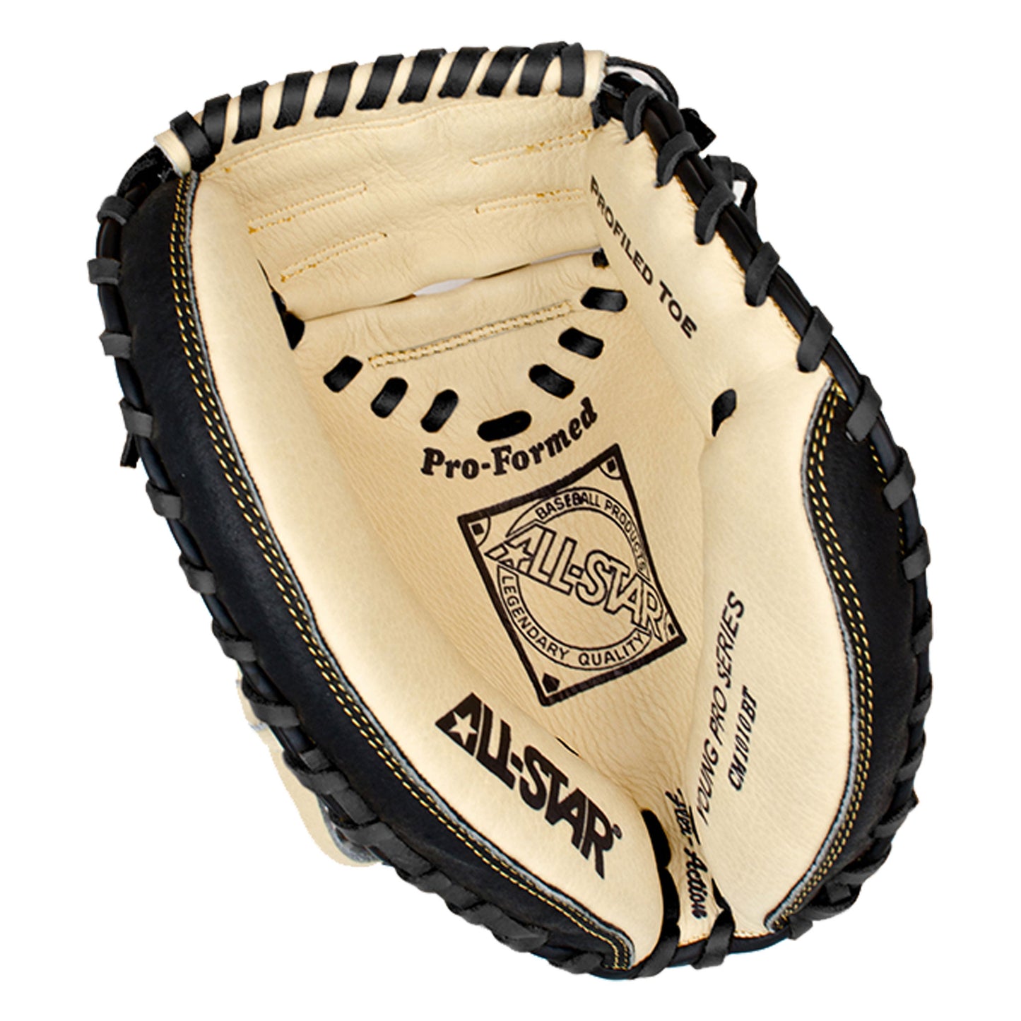 All Star Young Pro Series:  Youth Entry Level Catchers Mitt, 31.5"  - Right Hand Throw